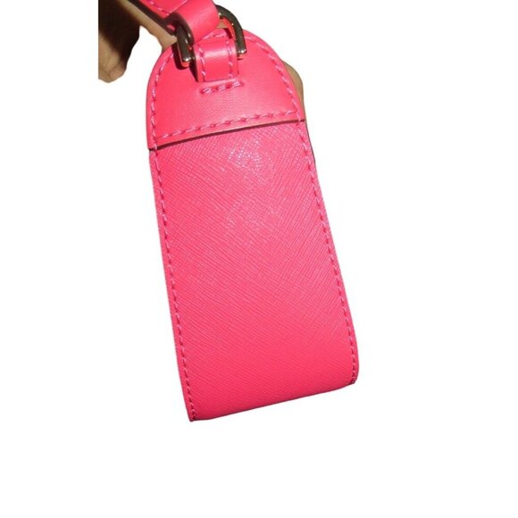 MICHAEL KORS Jet Set Stud Embellished Pouchette Leather Bag brand NWT - Picture 3 of 10